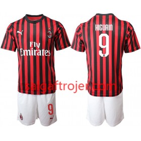 AC Milan Fodboldtrøjer HIGUAIN 9 Børn Hjemmebanesæt 2019/20 Kort ærmer